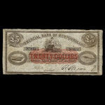 Canada, Commercial Bank of Newfoundland, 5 pounds : January 1, 1874