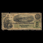 Canada, Banque Ville-Marie, 10 dollars : January 2, 1873