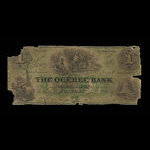 Canada, Quebec Bank, 1 dollar : January 2, 1859