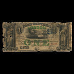 Canada, Bank of Montreal, 1 dollar : January 1, 1849