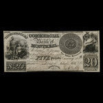 Canada, Commercial Bank of Montreal, 20 dollars : October 10, 1835