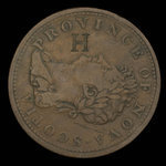 Canada, Province of Nova Scotia, 1/2 penny : 1823