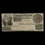 Canada, Commercial Bank of Montreal, 50 dollars : October 10, 1835