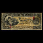 Canada, Canadian Bank of Commerce, 5 dollars : January 2, 1892