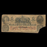 Canada, Bank of Prince Edward Island, 5 pounds : August 15, 1856