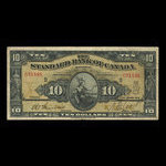 Canada, Standard Bank of Canada, 10 dollars : January 2, 1924