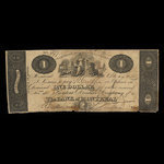 Canada, Bank of Montreal, 1 dollar : May 1, 1825