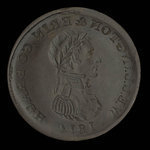 Ireland, unknown, 1 penny : 1814