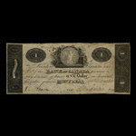 Canada, Bank of Canada, 1 dollar : January 1, 1822