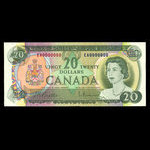 Canada, Bank of Canada, 20 dollars : 1969