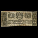 Canada, Commercial Bank of New Brunswick, 5 pounds : June 1, 1853