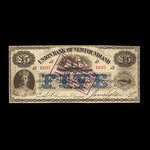 Canada, Union Bank of Newfoundland, 5 pounds : August 1, 1883