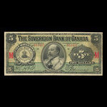 Canada, Sovereign Bank of Canada, 5 dollars : May 1, 1902