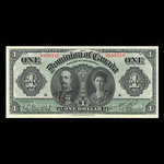 Canada, Dominion of Canada, 1 dollar <br /> January 3, 1911