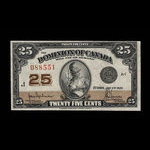 Canada, Dominion of Canada, 25 cents : July 2, 1923