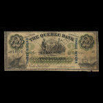 Canada, Quebec Bank, 2 dollars : January 2, 1863