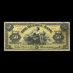 Canada, Quebec Bank, 50 dollars : January 3, 1898