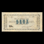 Canada, William Price & Son, 10 shillings : November 1, 1848