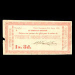 Canada, William Price & Son, 30 sous : August 31, 1850