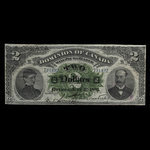 Canada, Dominion of Canada, 2 dollars : July 2, 1887