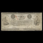 Canada, Bank of British North America, 4 dollars : December 1, 1851