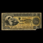 Canada, Canadian Bank of Commerce, 5 dollars : January 2, 1888