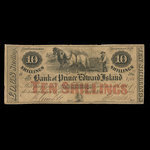 Canada, Bank of Prince Edward Island, 10 shillings : January 2, 1860