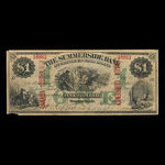 Canada, Summerside Bank of Prince Edward Island, 1 dollar : February 1, 1872