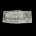 Canada, Bank of Canada, 1 dollar <br /> 1954