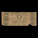 Canada, François Plante, 30 sous : September 1, 1837