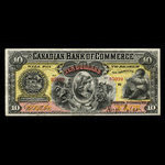 Canada, Canadian Bank of Commerce, 10 dollars : January 2, 1892