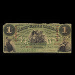 Canada, Bank of Upper Canada (York), 1 dollar : January 1, 1861