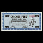 Canada, Chicken Delight, 25 cents : 1970