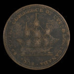 Canada, unknown, 1/2 penny : 1816