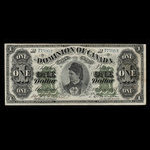 Canada, Dominion of Canada, 1 dollar <br /> June 1, 1878