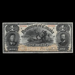 Canada, Dominion of Canada, 1 dollar <br /> March 31, 1898