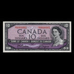 Canada, Bank of Canada, 10 dollars <br /> 1954