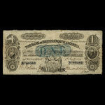 Canada, Bank of British North America, 1 dollar : January 1, 1856