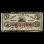 Canada, Commercial Bank of Newfoundland, 20 dollars : January 1, 1867