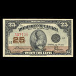 Canada, Dominion of Canada, 25 cents <br /> July 2, 1923