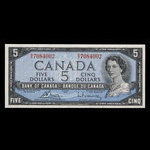 Canada, Bank of Canada, 5 dollars : 1954