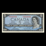 Canada, Bank of Canada, 5 dollars : 1954