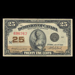 Canada, Dominion of Canada, 25 cents <br /> July 2, 1923