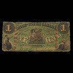 Canada, Bank of Upper Canada (York), 1 dollar : January 1, 1861