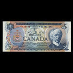 Canada, Bank of Canada, 5 dollars : 1972