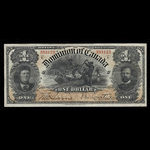 Canada, Dominion of Canada, 1 dollar : March 31, 1898