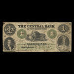 Canada, Central Bank of New Brunswick, 1 dollar : November 1, 1860