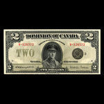 Canada, Dominion of Canada, 2 dollars <br /> June 23, 1923