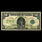 Canada, Dominion of Canada, 2 dollars <br /> June 23, 1923