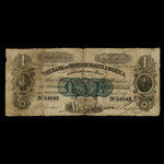 Canada, Bank of British North America, 1 dollar : January 1, 1856